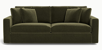 James Sofa in Ivy Velvet